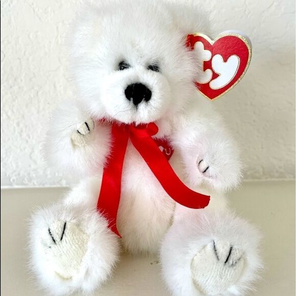 Ty beanie babies retired Amore bear - Picture 1 of 7
